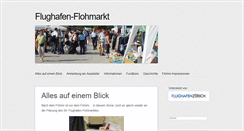 Desktop Screenshot of flughafen-flohmarkt.ch