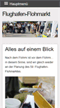 Mobile Screenshot of flughafen-flohmarkt.ch
