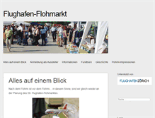 Tablet Screenshot of flughafen-flohmarkt.ch